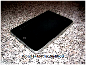 планшет wonder media wm8650